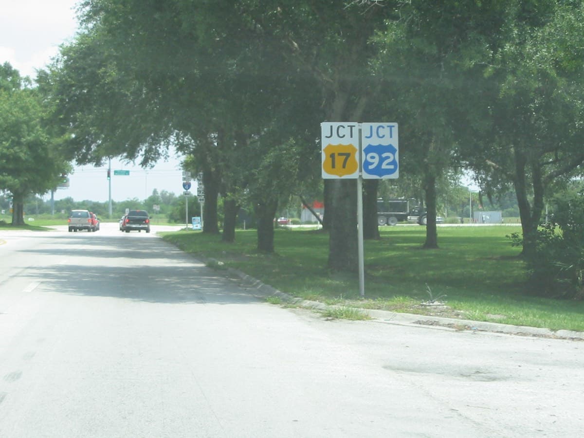 Poinciana Boulevard at the US 17/92 junction