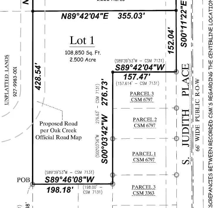 Lt1 Judith, Oak Creek, WI 53154