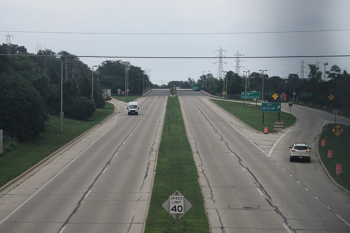 The W. Forest Home Avenue interchange in Greenfield