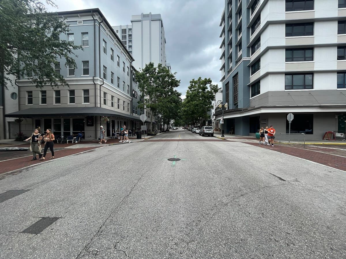 Central Boulevard in downtown Orlando