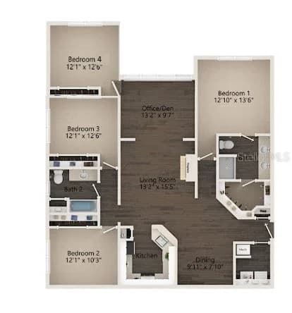 3361 KIRKMAN Road #821, Orlando, FL 32811 2