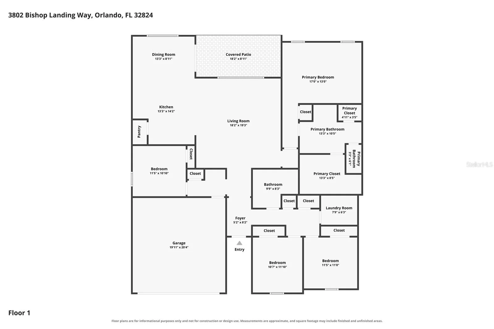 3802 BISHOP LANDING, Orlando, FL 32824 2